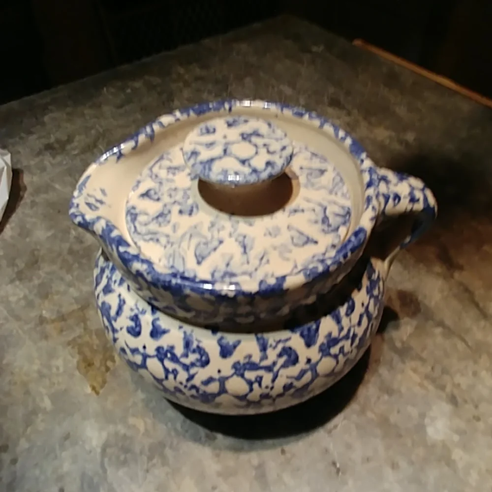 Pottery-- makes a nice urn for a small relative?